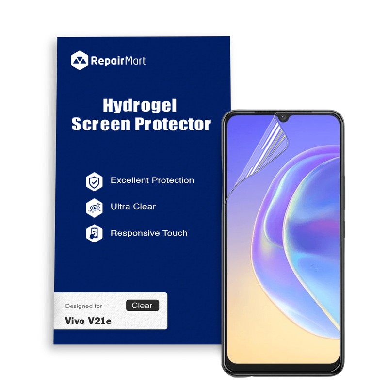 Vivo V21e Compatible Premium Hydrogel Screen Protector With