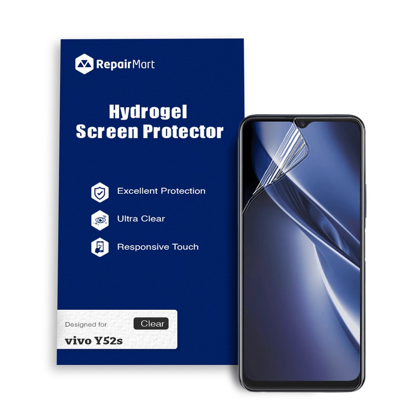 Vivo Y52s Compatible Premium Hydrogel Screen Protector With