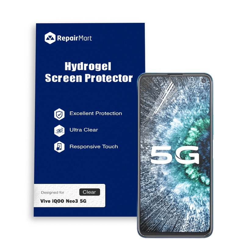 Vivo iQOO Neo3 5G Compatible Premium Hydrogel Screen