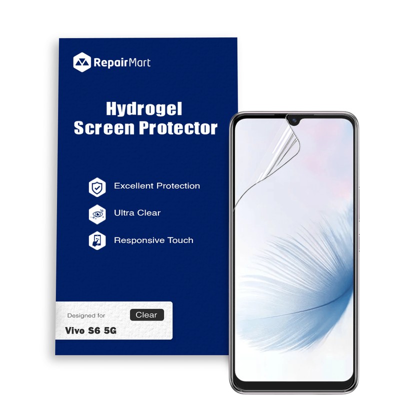 Vivo S6 5G Compatible Premium Hydrogel Screen Protector With