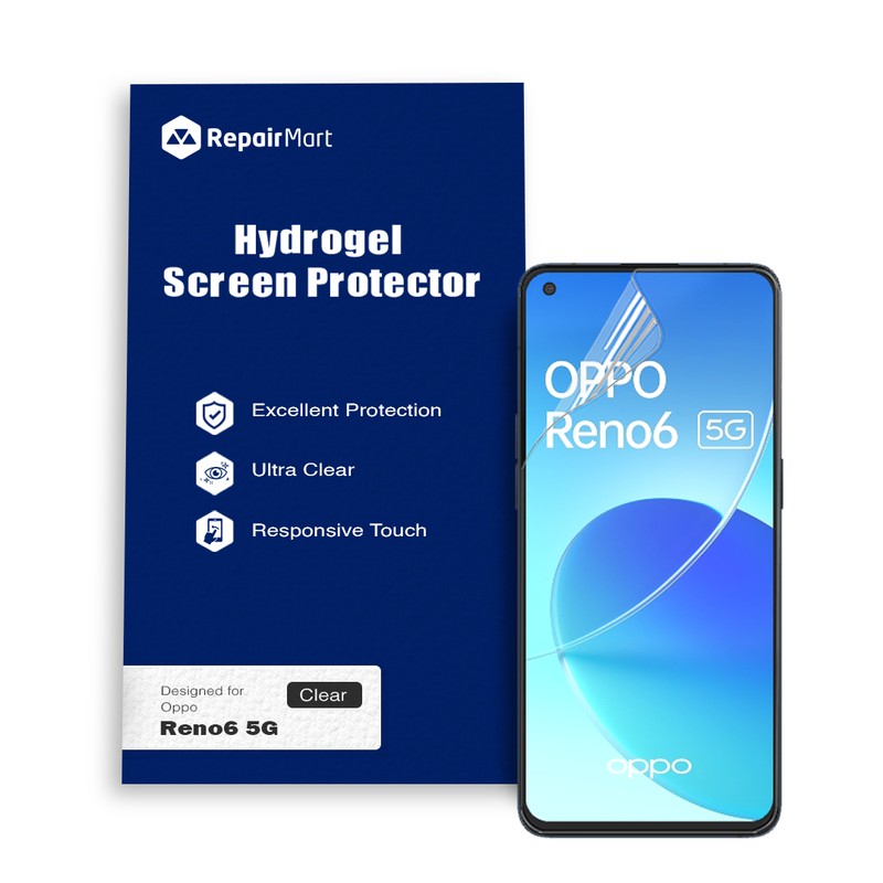 Oppo Reno6 5G Compatible Premium Hydrogel Screen Protector