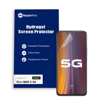 Vivo iQOO 3 5G Compatible Premium Hydrogel Screen Protector