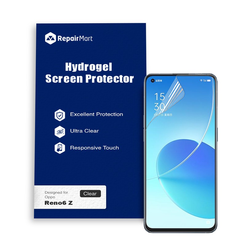 Vivo Reno6 Z Compatible Premium Hydrogel Screen Protector
