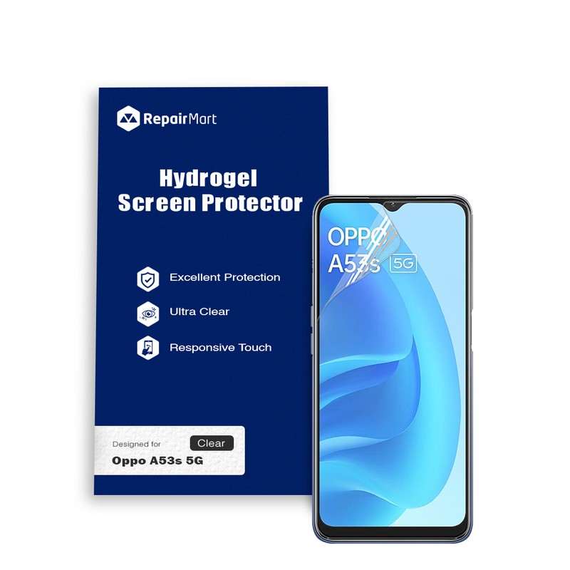 Oppo A53s 5G Compatible Premium Hydrogel Screen Protector