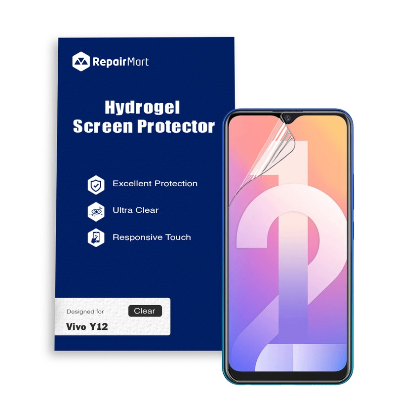 Vivo Y12 Compatible Premium Hydrogel Screen Protector With