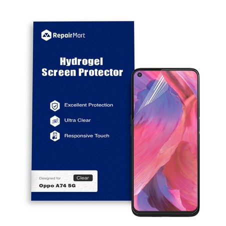 Oppo A74 5G Compatible Premium Hydrogel Screen Protector With