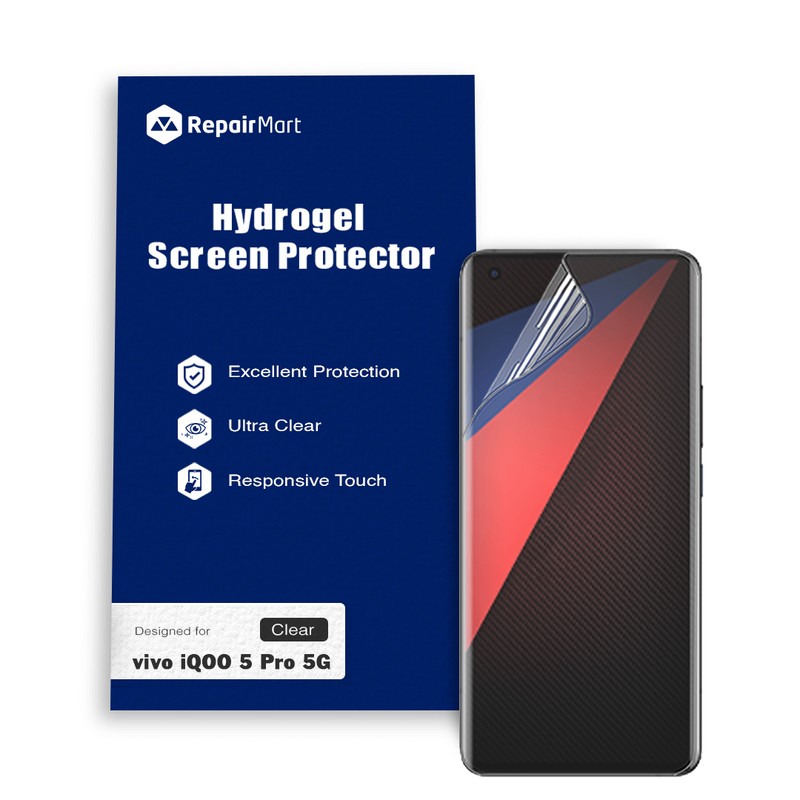 Vivo iQOO 5 Pro 5G Compatible Premium Hydrogel Screen