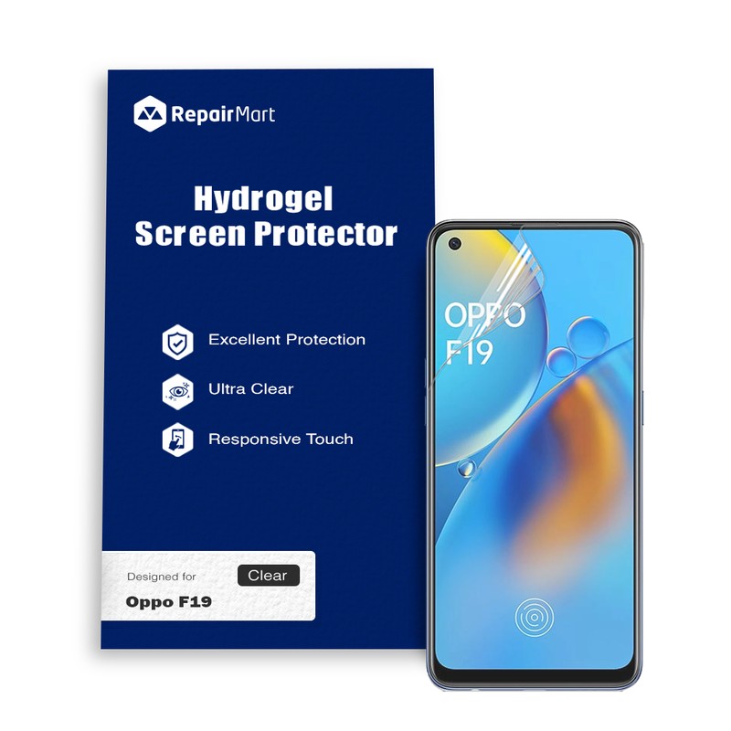 Oppo F19 Compatible Premium Hydrogel Screen Protector With