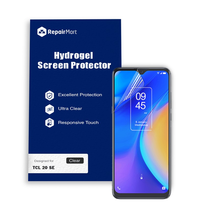 TCL 20 SE Compatible Premium Hydrogel Screen Protector With