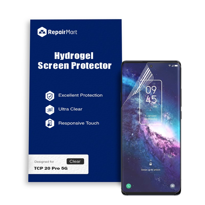 TCL 20 Pro 5G Compatible Premium Hydrogel Screen Protector