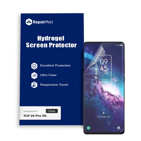 TCL 20 Pro 5G Compatible Premium Hydrogel Screen Protector