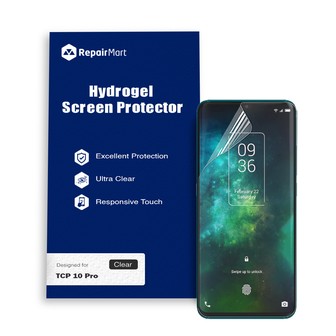 TCL 10 Pro Compatible Premium Hydrogel Screen Protector With