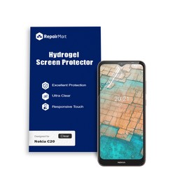 Nokia C20 Compatible Premium Hydrogel Screen Protector With