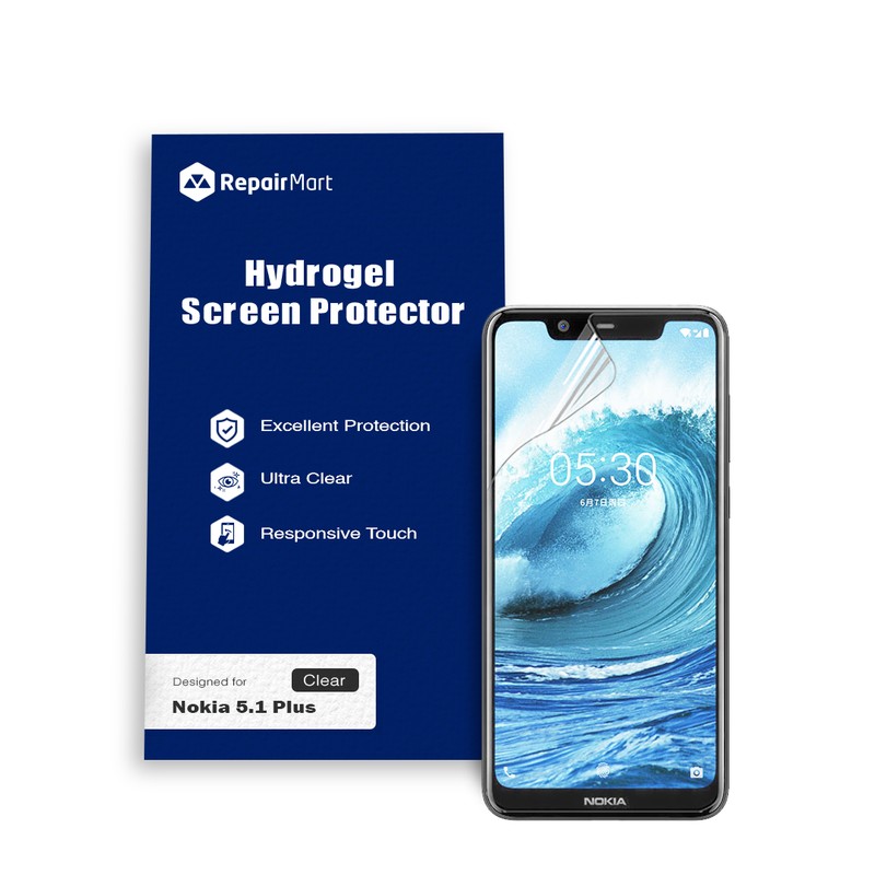 Nokia 5.1 Plus Compatible Premium Hydrogel Screen Protector