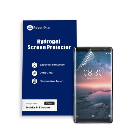 Nokia 8 Sirocco Compatible Premium Hydrogel Screen Protector