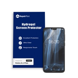 Nokia 6.1 Plus Compatible Premium Hydrogel Screen Protector