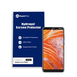 Nokia 3.1 Plus Compatible Premium Hydrogel Screen Protector