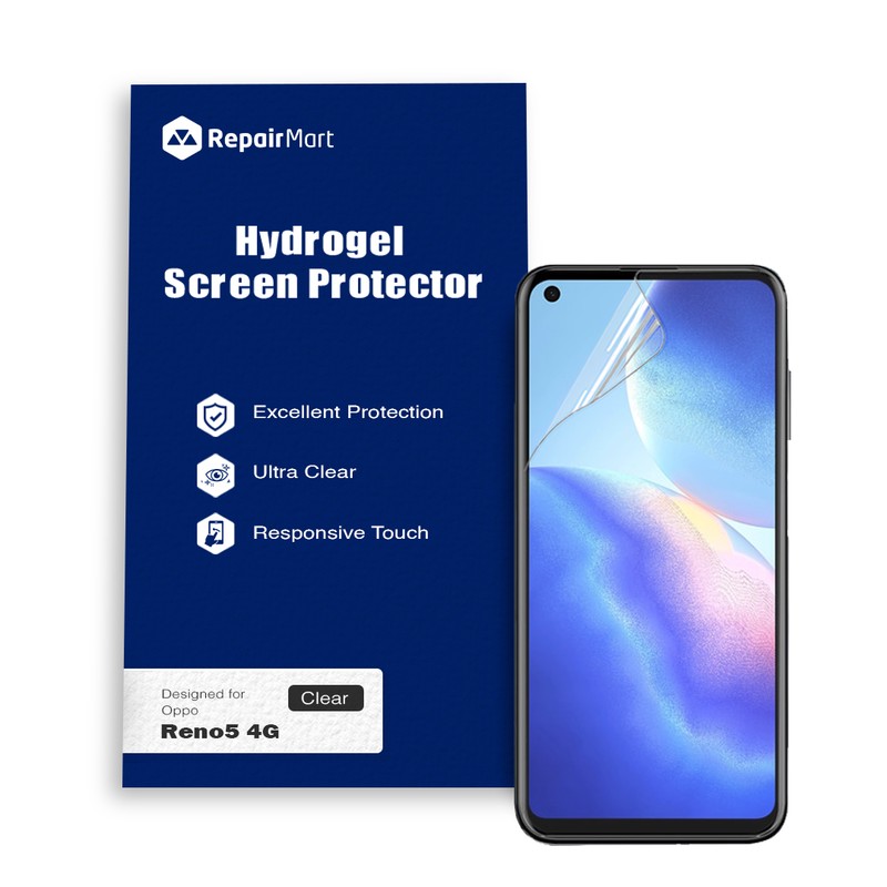 Oppo Reno5 4G Compatible Premium Hydrogel Screen Protector