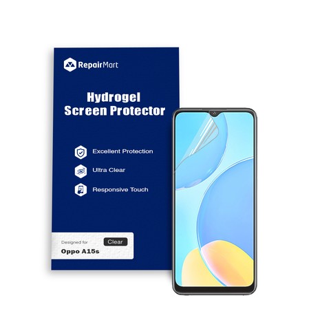 Oppo A15s Compatible Premium Hydrogel Screen Protector With
