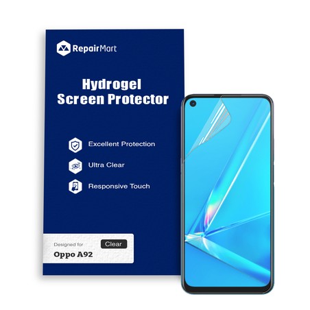 Oppo A92 Compatible Premium Hydrogel Screen Protector With