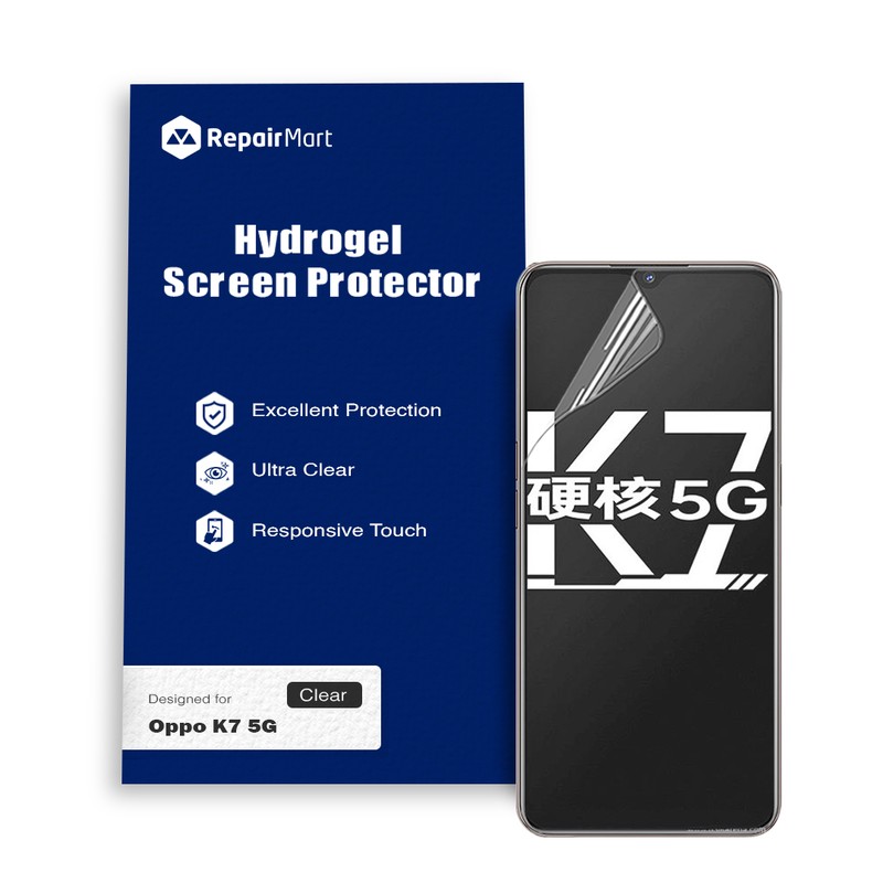 Oppo K7 5G Compatible Premium Hydrogel Screen Protector With