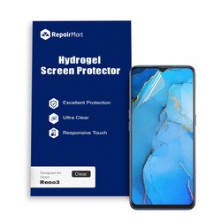 Oppo Reno3 Compatible Premium Hydrogel Screen Protector With