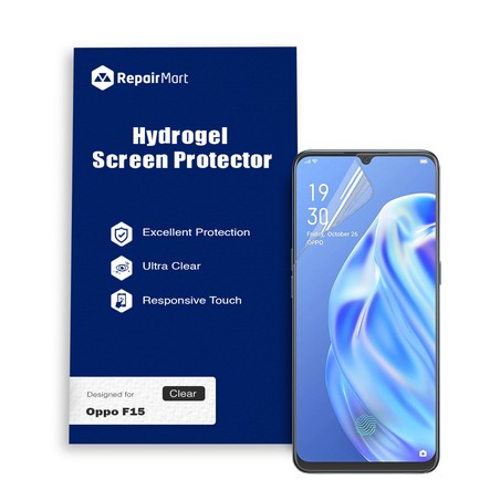 Oppo F15 Compatible Premium Hydrogel Screen Protector With