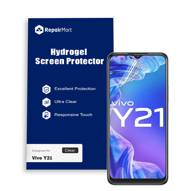 Vivo Y21 2021 Compatible Premium Hydrogel Screen Protector