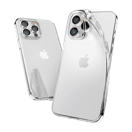 iPhone 17 Pro Max Ultra-Thin Transparent Pearl Jelly Case –