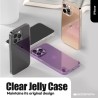iPhone 17 Pro Max Ultra-Thin Transparent Pearl Jelly Case –