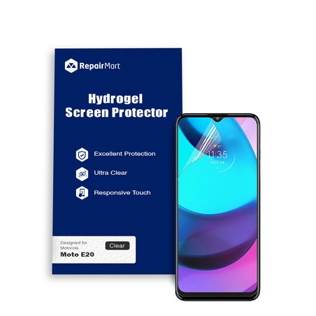 Motorola Moto E20 Compatible Premium Hydrogel Screen