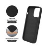 iPhone 14 Pro Liquid Silicone Case Cover - Black | Australia