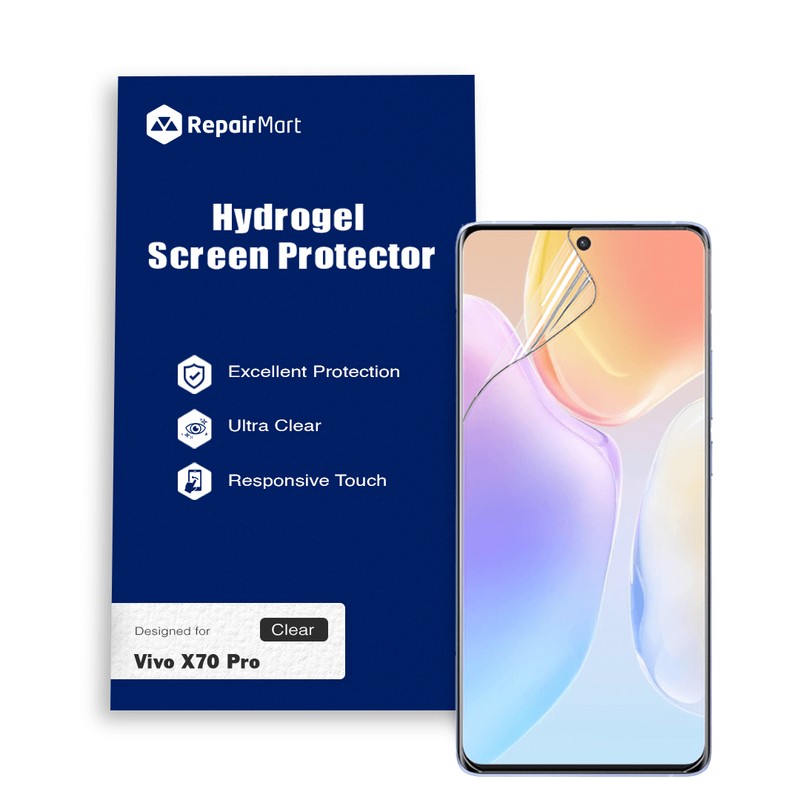 Vivo X70 Pro Compatible Premium Hydrogel Screen Protector