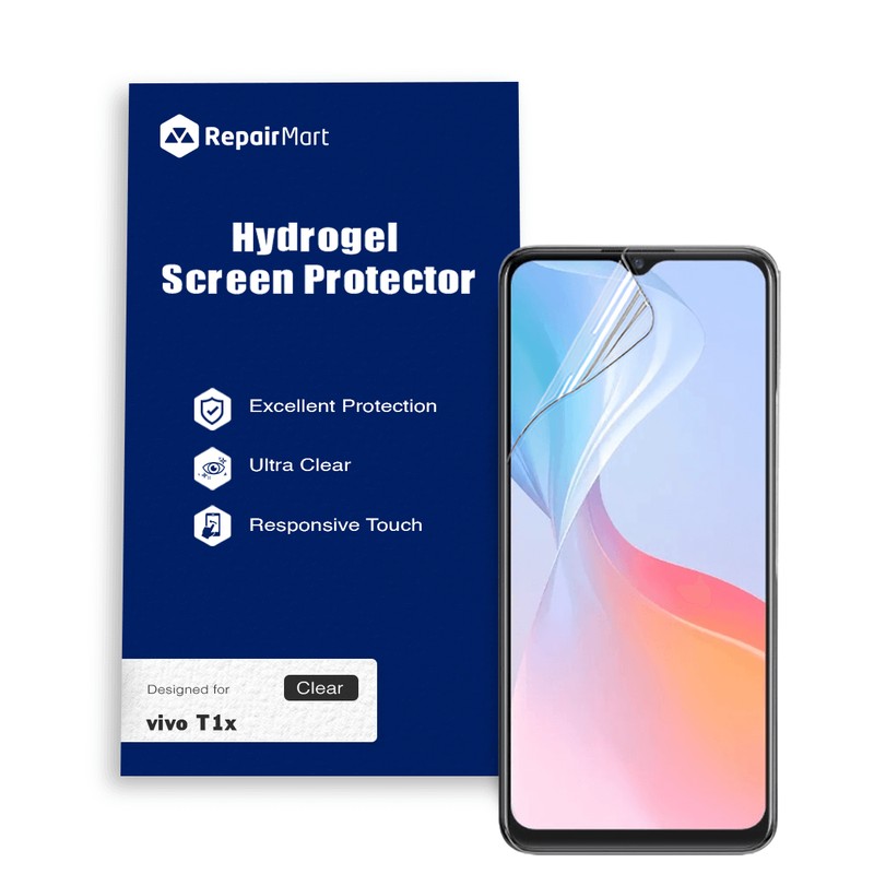 Vivo T1x Compatible Premium Hydrogel Screen Protector With