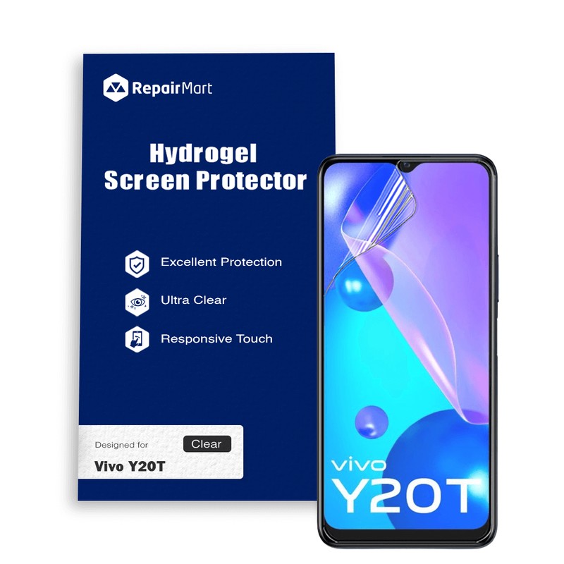 Vivo Y20T Compatible Premium Hydrogel Screen Protector With
