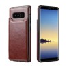 Back Flip Leather Wallet Case Cover for Samsung Galaxy Note 8 - Black