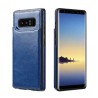 Back Flip Leather Wallet Case Cover for Samsung Galaxy Note 8 - Black
