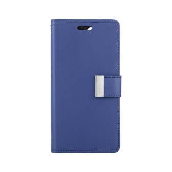 iPhone 16 Pro Max Leather Wallet Flip Diary Case Cover - Rose Gold