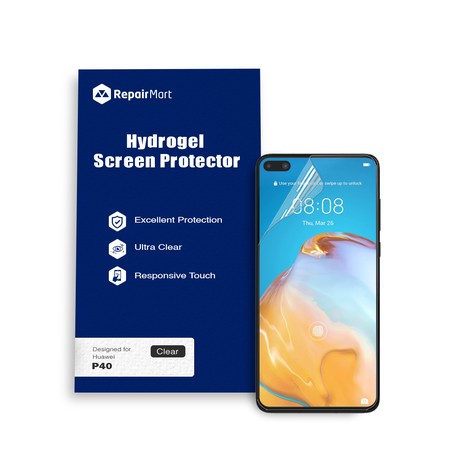 Huawei P40 Compatible Premium Hydrogel Screen Protector With