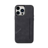 Premium Back Flip Leather Wallet Shockproof Cover Case for iPhone 13/14 - Brown