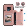 Samsung Galaxy S9 Leather Wallet Flip Diary Case Cover - Black