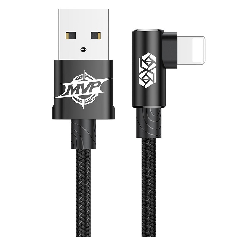 MVP Elbow Type Cable USB For IP 2A 1M - Black | Australia