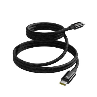 Tungsten Gold Magnetic Charging Cable USB-C to USB-C 100W 1m for 15/16/17
