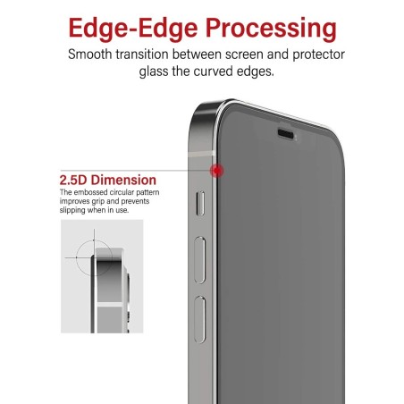iPhone 16 Pro / 17 / 17 Pro Privacy Anti-Spy Tempered Glass Screen Pro