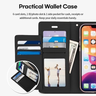 iPhone 17 Pro / 18 Pro Premium Leather Wallet Diary | Free Shipping AU