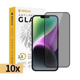 iPhone 16 Pro / 17 / 17 Pro Privacy Anti-Spy Full Coverage Tempered Gl