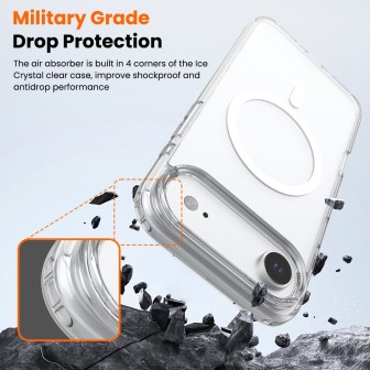 iPhone 17 Air Clear Anti-Fall Shockproof Case Cover | Australia