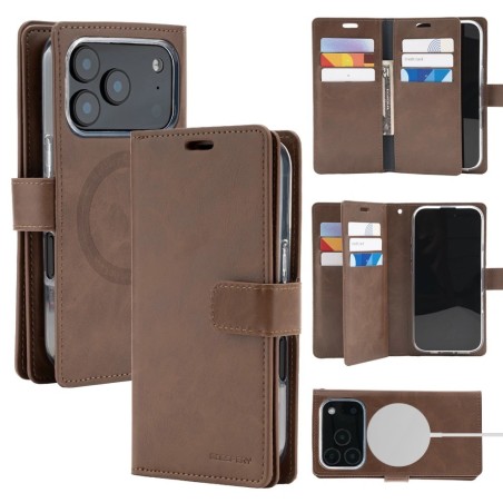 iPhone 17 Pro Max MagSafe Compatible Leather Wallet Flip Diary | Free Shipping AU