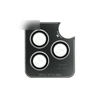 iPhone 16 Pro / 16 Pro Max / 14 Pro / 14 Pro Max Metal Ring Camera Lens - Silver