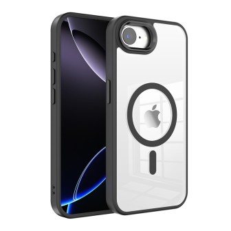 iPhone 17 Air Clear with Metal Camera Frame Case Cover - Grey